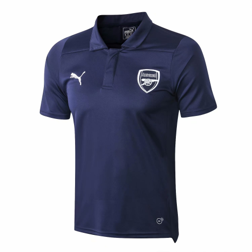 Arsenal 18/19 Polo Jersey Shirt Navy
